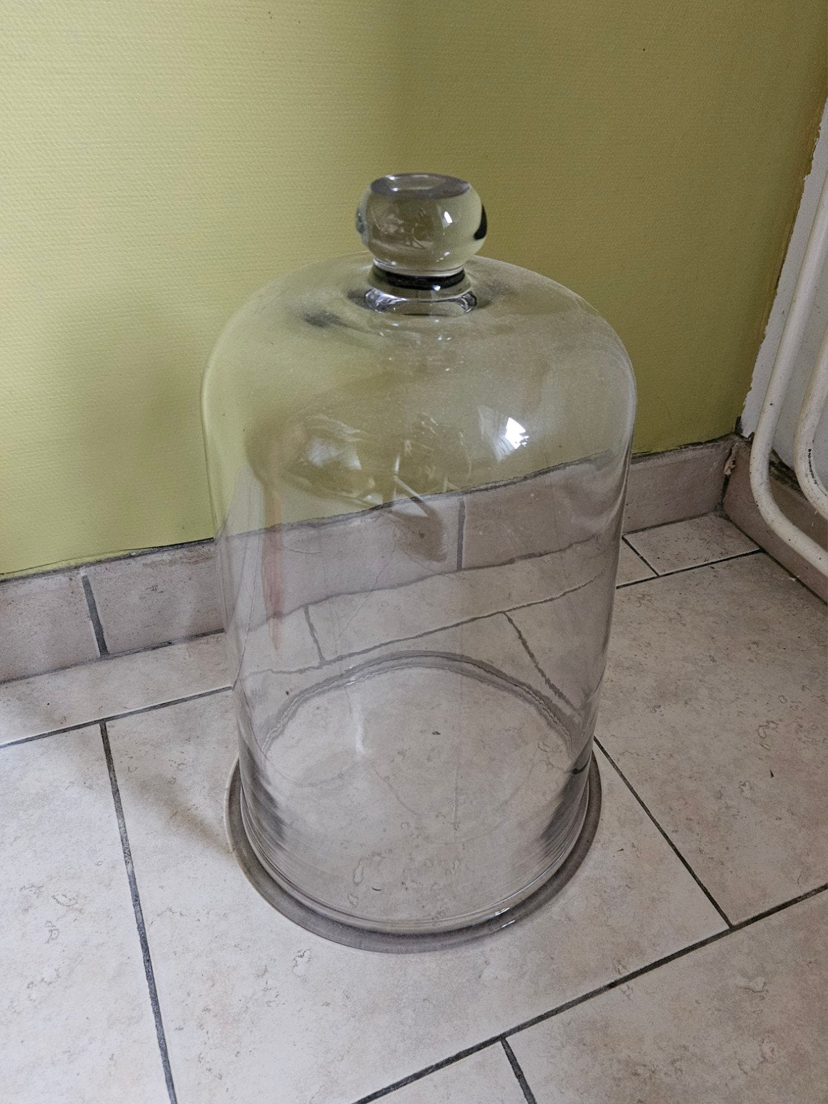 Grote glazen bel, Huis en Inrichting, Woonaccessoires | Stolpen, Glas, Ophalen
