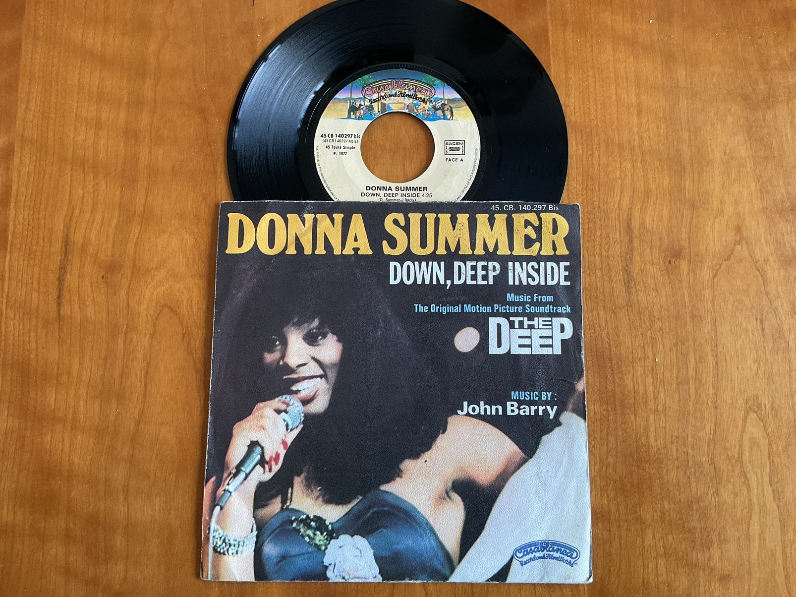 Donna Summer - Down, Deep Inside., CD & DVD, Vinyles Singles, Enlèvement ou Envoi, Utilisé