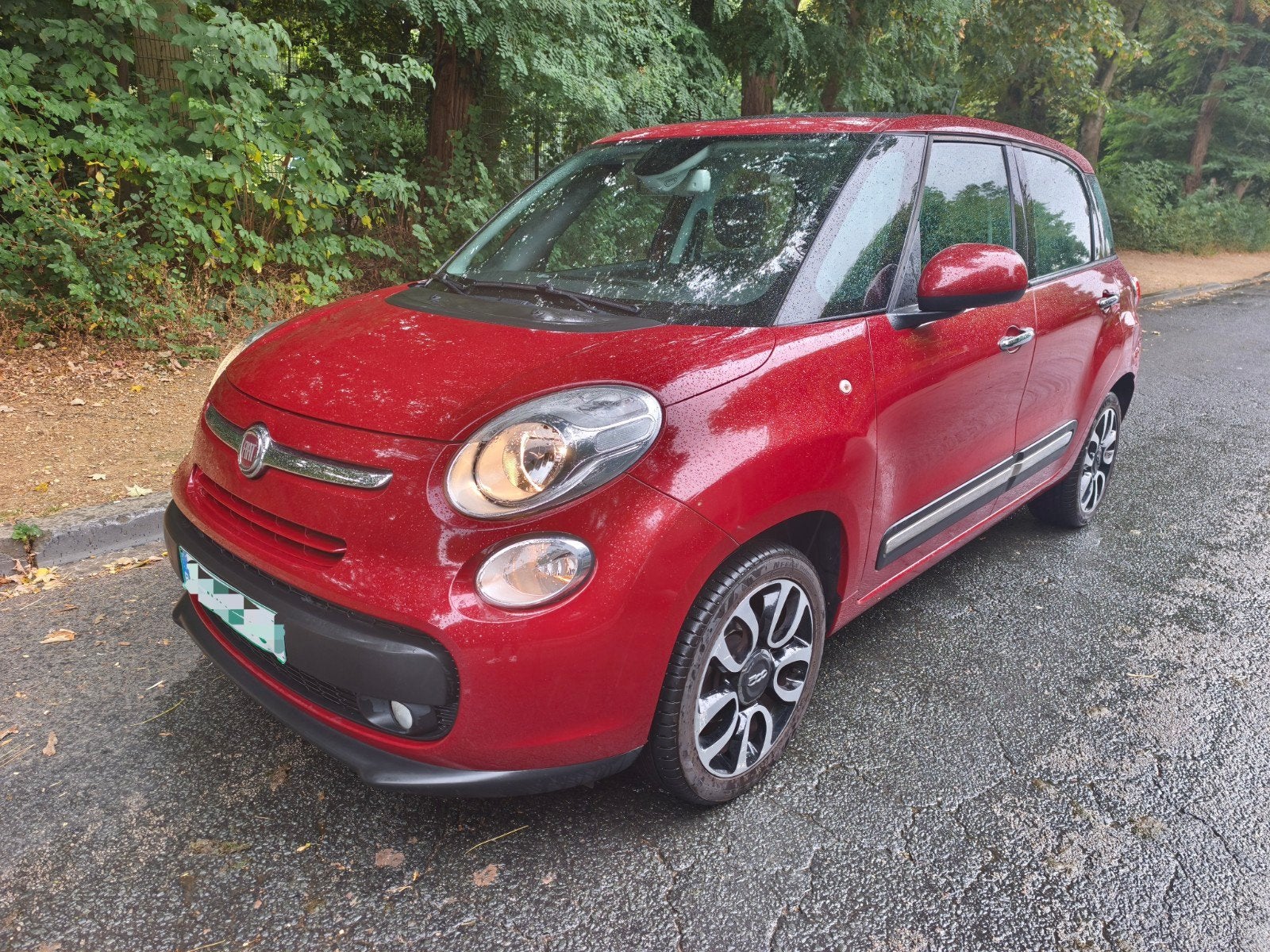 Fiat 500L 1.4 Essence – Euro 6b – 2014 – 112.000 km, Autos, Rouge, Achat, Euro 6, Entretenue par le concessionnaire