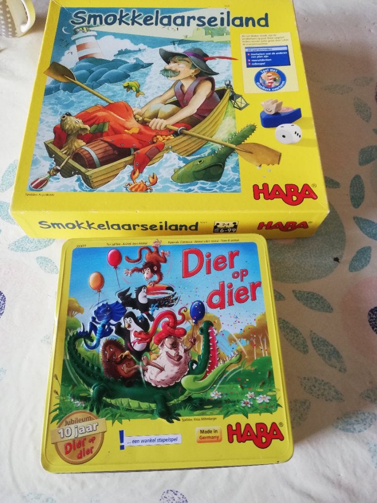 haba:dier op dier/ Smokkelaarseiland/, Kinderen en Baby's, Ophalen of Verzenden, Bouwen