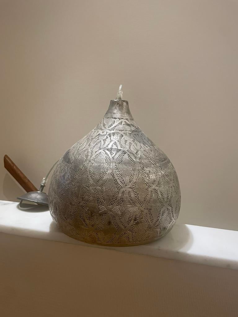 Egyptische filigrijnlamp, Ophalen, Gebruikt, Oosters, Metaal