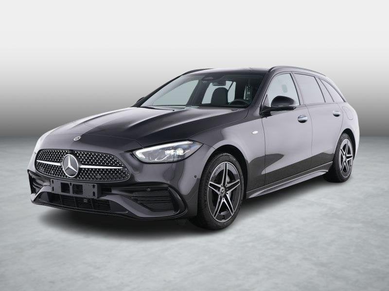 Mercedes-Benz C-klasse 300 e Break AMG Line | Panoramisch Da, Auto's, Mercedes-Benz, Automaat, Zwart, 4 cilinders, Bedrijf