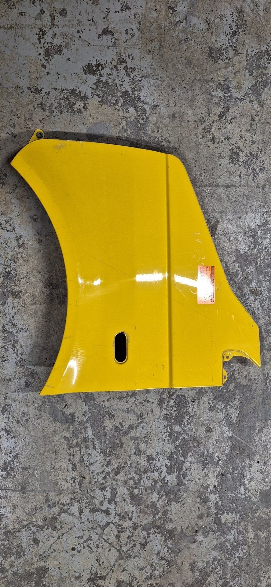 VW Transporter T5 Spatbord Links-voor 2014 Geel Origineel, Gebruikt, -, Volkswagen, -
