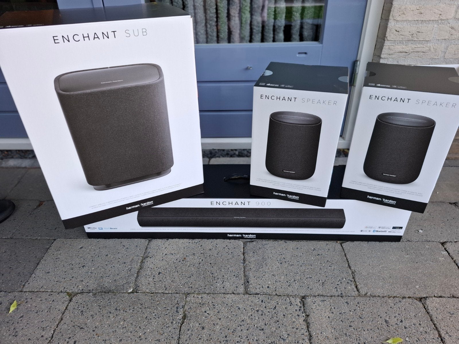 NIEUW: Harman Kardon Enchant 900 Home Cinema Set – 5.1.2, Audio, Tv en Foto, Home Cinema-sets, Ophalen