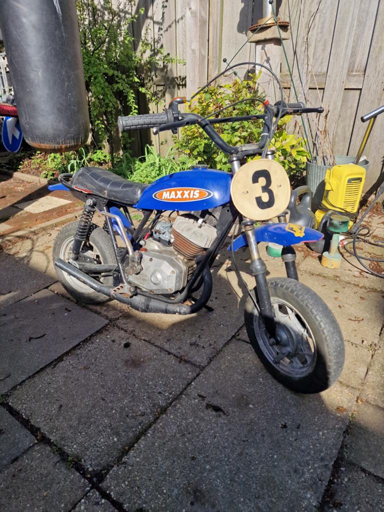 Vintage Mini Bike 1976 Technomoto 50 cc 2takt zeldzaam, Fietsen en Brommers, Brommers | Zundapp, Ophalen