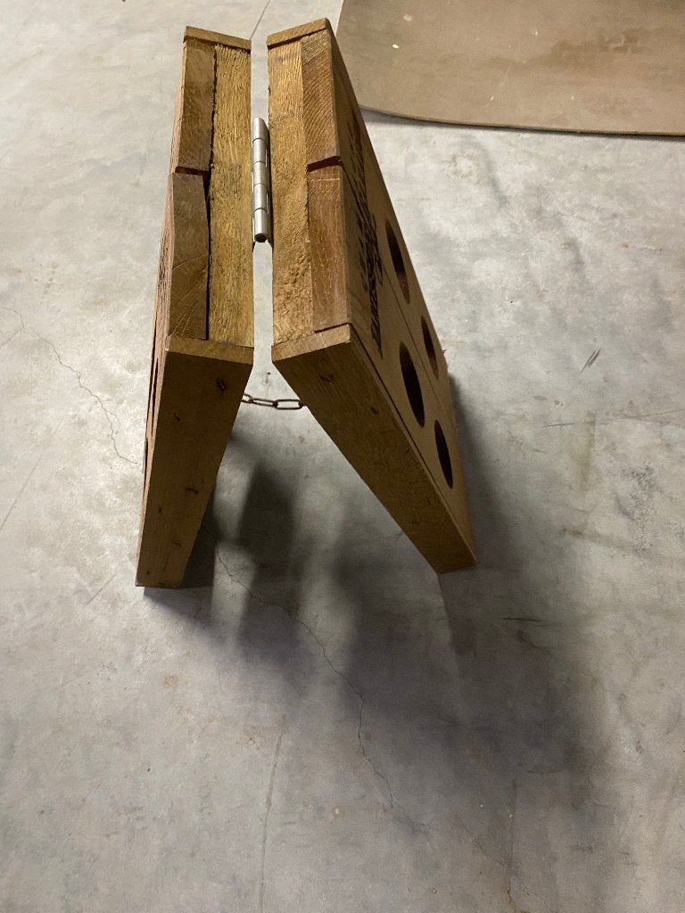 Étagère à champagne, Comme neuf, Enlèvement, 5 à 15 bouteilles, Bois