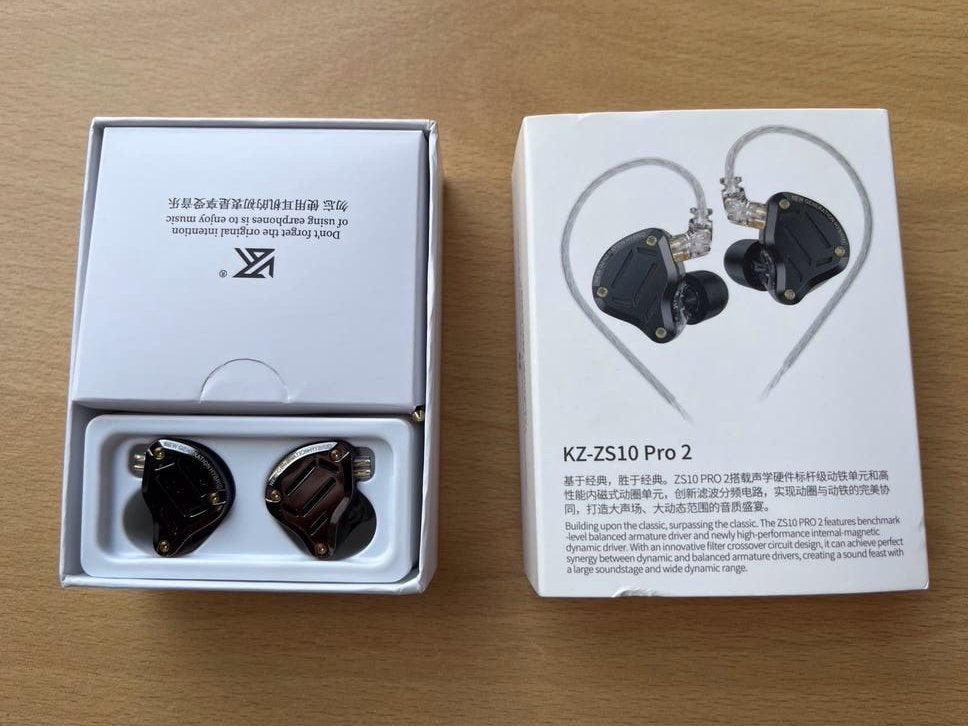Écouteurs intra-auriculaires KZ-ZS10 pro 2, Musique & Instruments, Enlèvement ou Envoi, Comme neuf