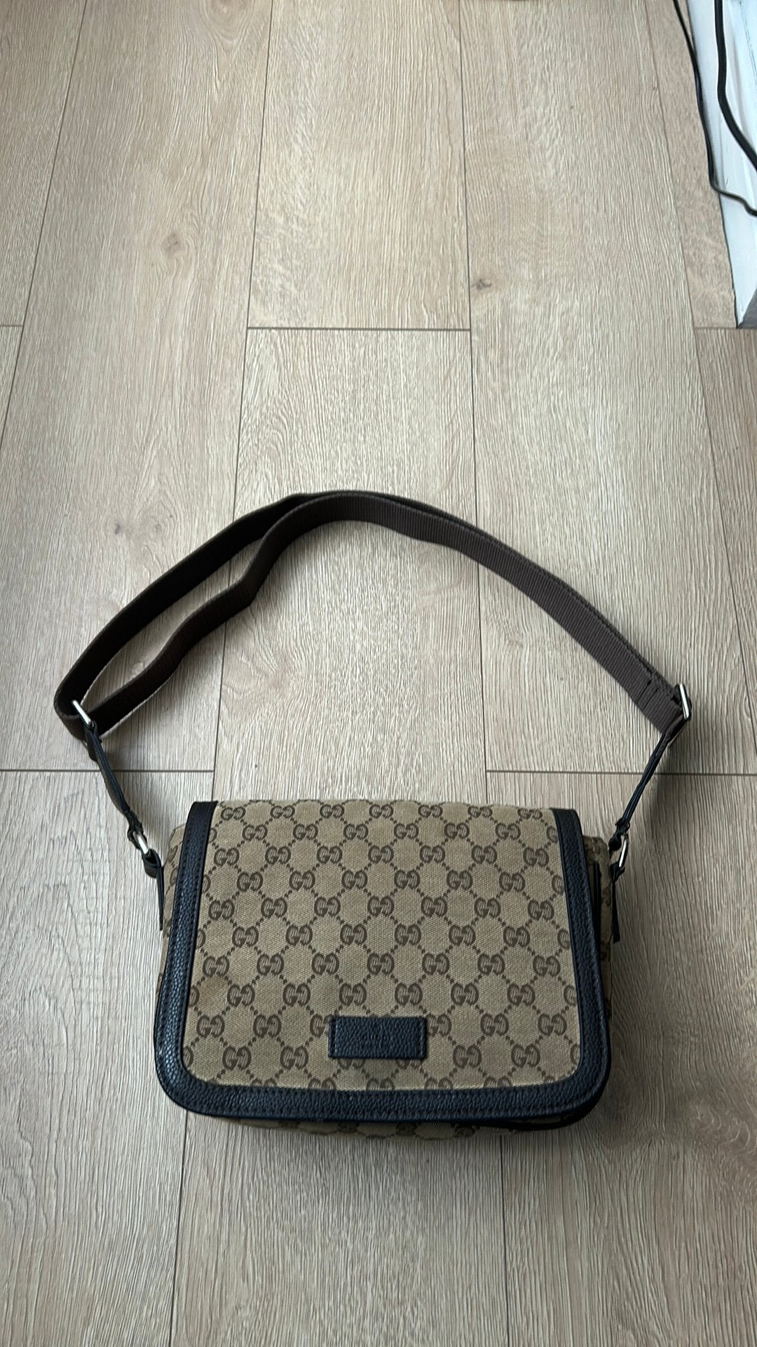Sacoche bandoulière gucci beige, Enlèvement, Comme neuf, Beige, Cuir