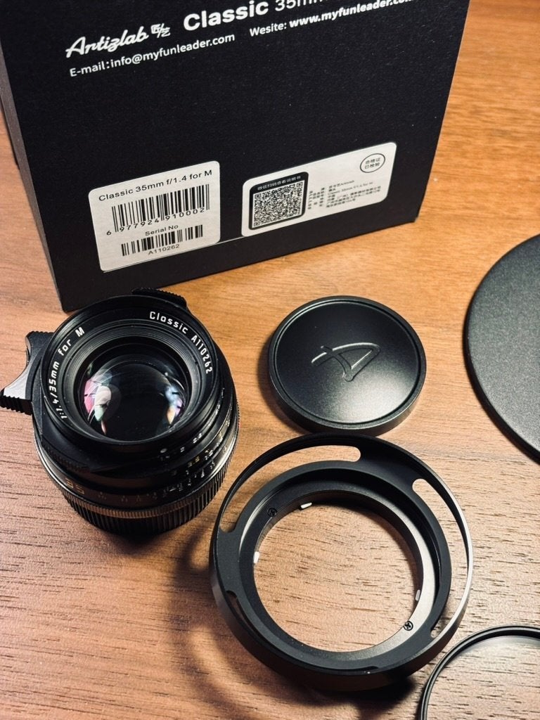 Artizlab Classic 35mm f/1.4 for Leica M, Overige merken, 35 mm, Ophalen of Verzenden, Zo goed als nieuw