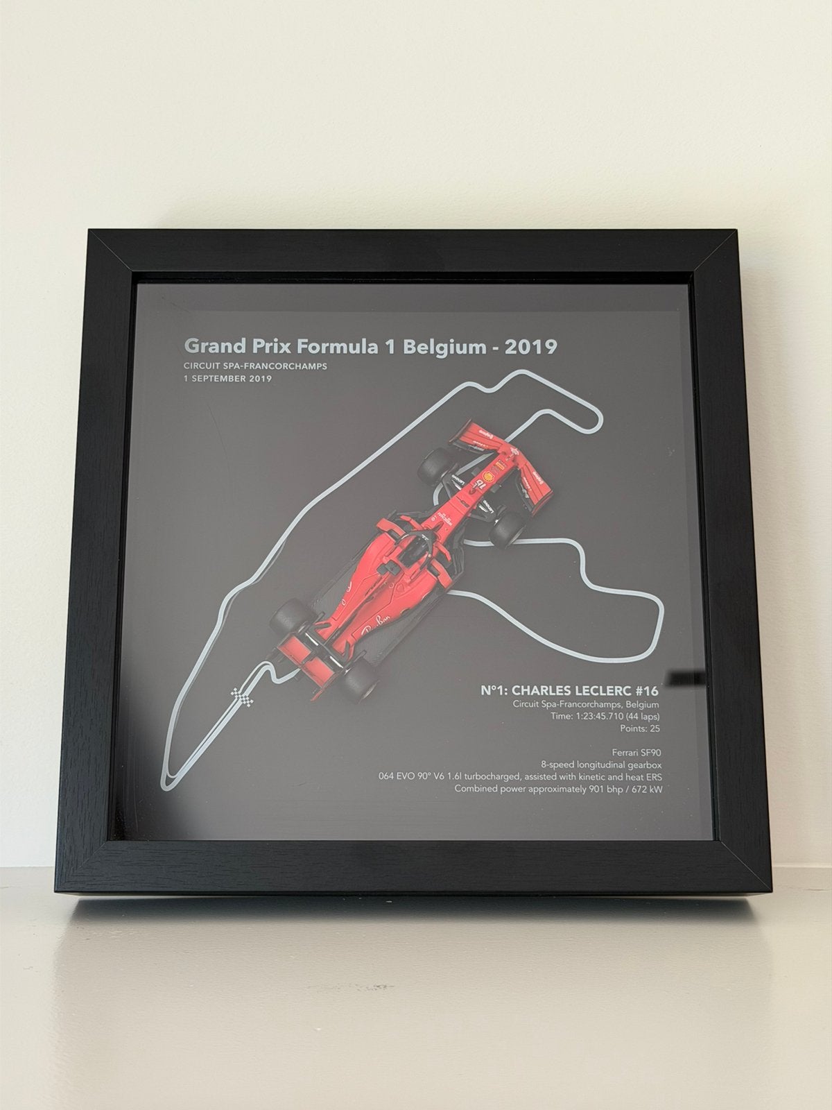 Charles Leclerc Ferrari Spa-Francorchamps 2019 Limited Editi, Verzamelen, Automerken, Motoren en Formule 1, Ophalen of Verzenden