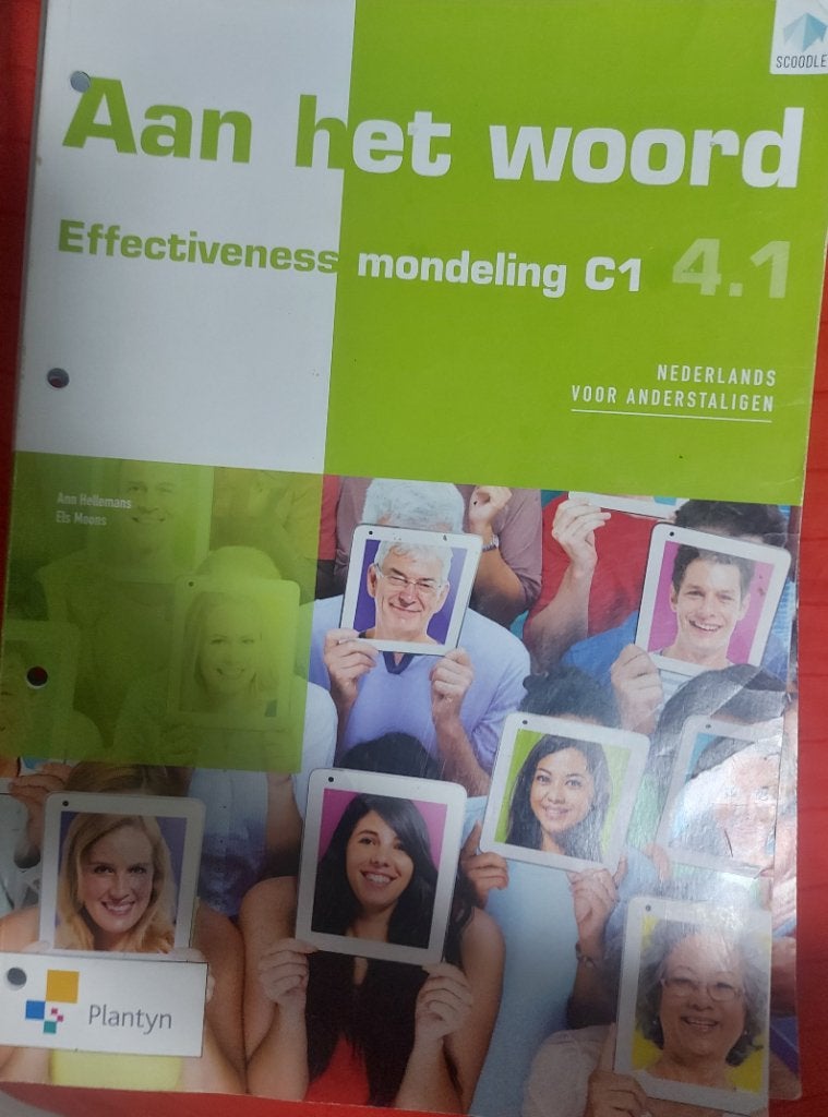 Aan het woord 4.1 mondeling C1, Livres, Romans, Enlèvement, Comme neuf, Belgique