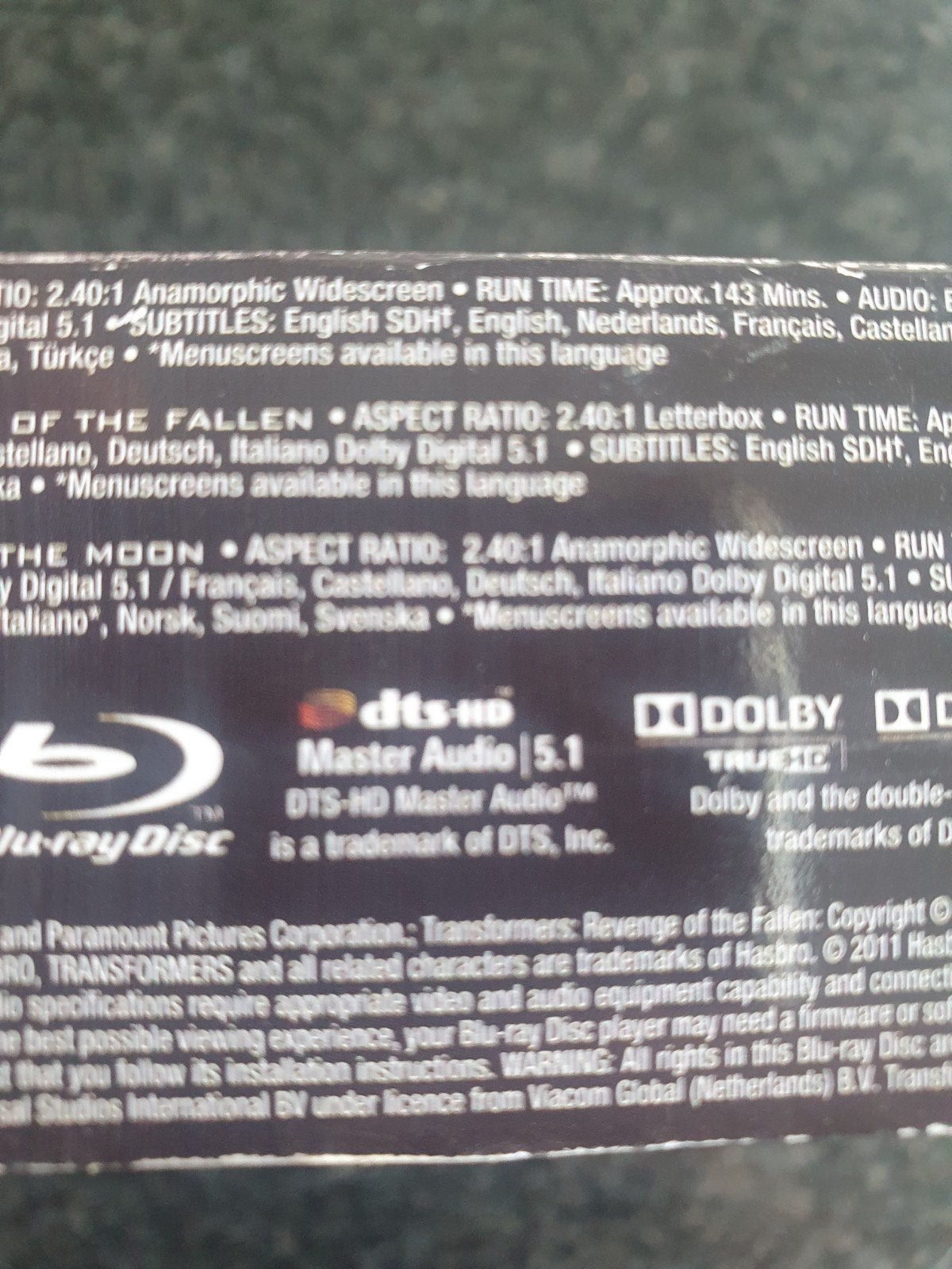 Coffret de cinéma Transformers 3 blu ray NL FR, CD & DVD, Enlèvement ou Envoi