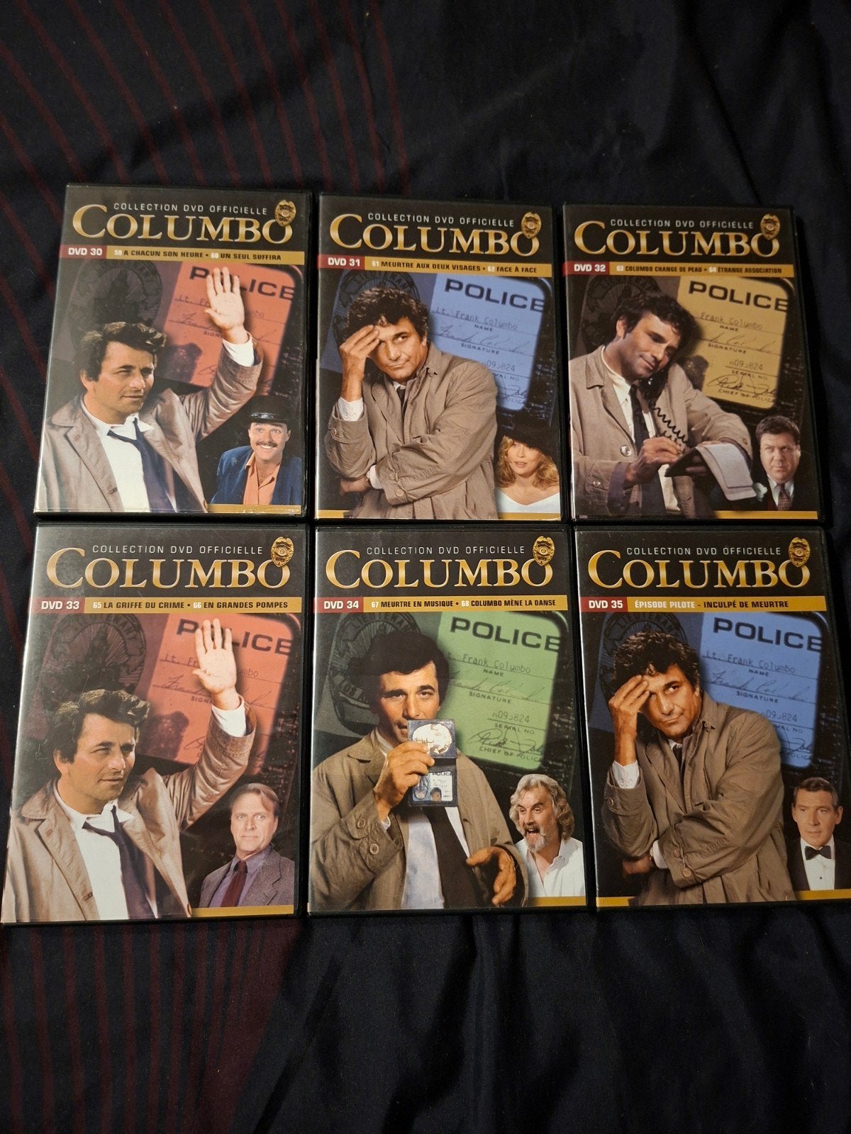 Te koop 6 dvd's uit de collectie van de Columbo-serie, Cd's en Dvd's, Inclusief doosje, Misdaad, Ophalen of Verzenden, Zo goed als nieuw