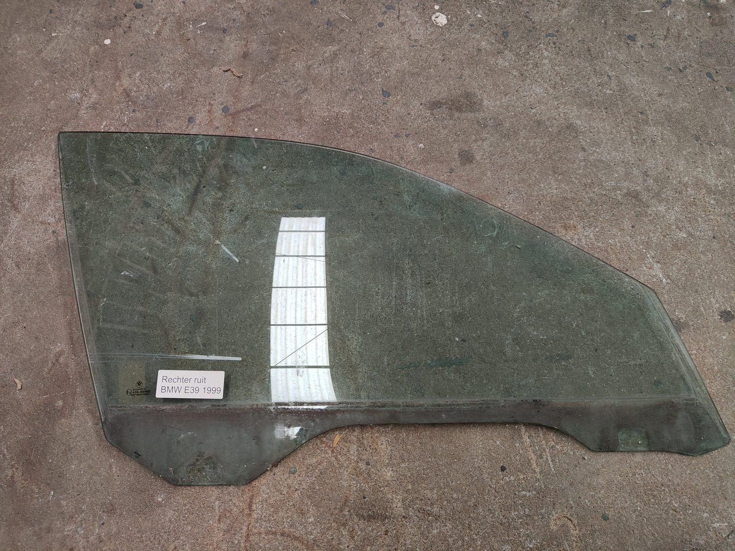 Zijruit raam groen voordeur rechts BMW E39 8159170 513281591, Gebruikt, -, Deur, -
