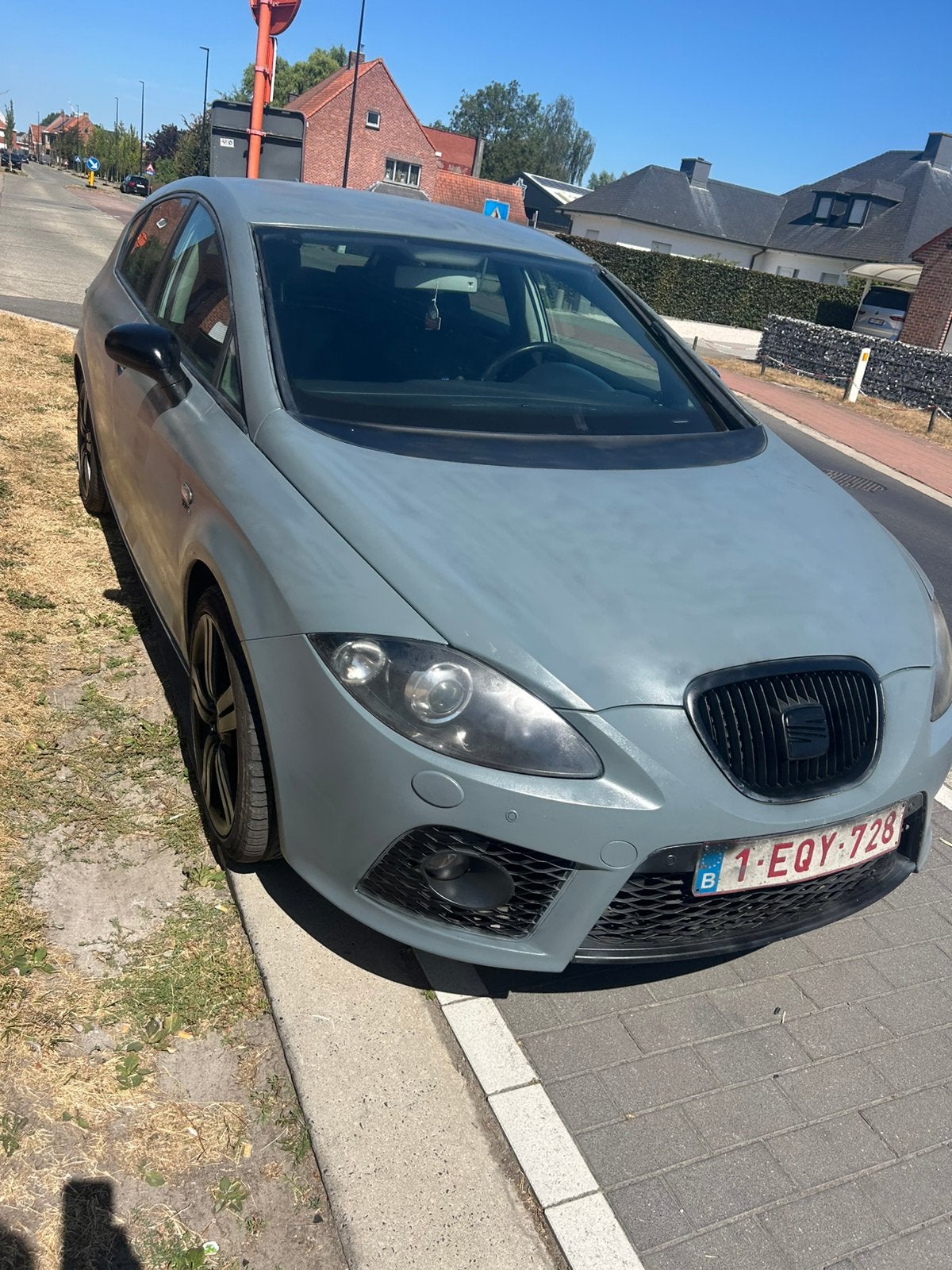 Seat leon fr, sportpakket, carplay, Autos, Seat, Cuir, Argent ou Gris, Leon, Noir