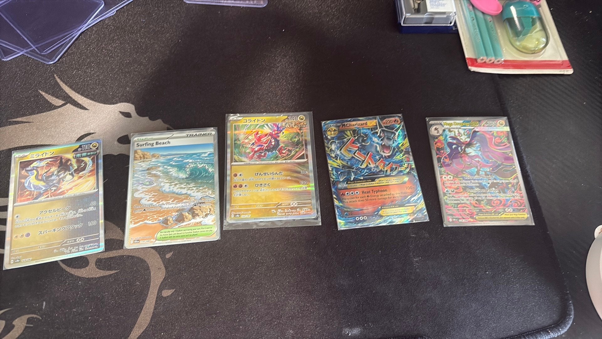 Lot de 5 cartes pokémon ( voir déscription ), Enlèvement ou Envoi, Utilisé, Plusieurs cartes, Foil