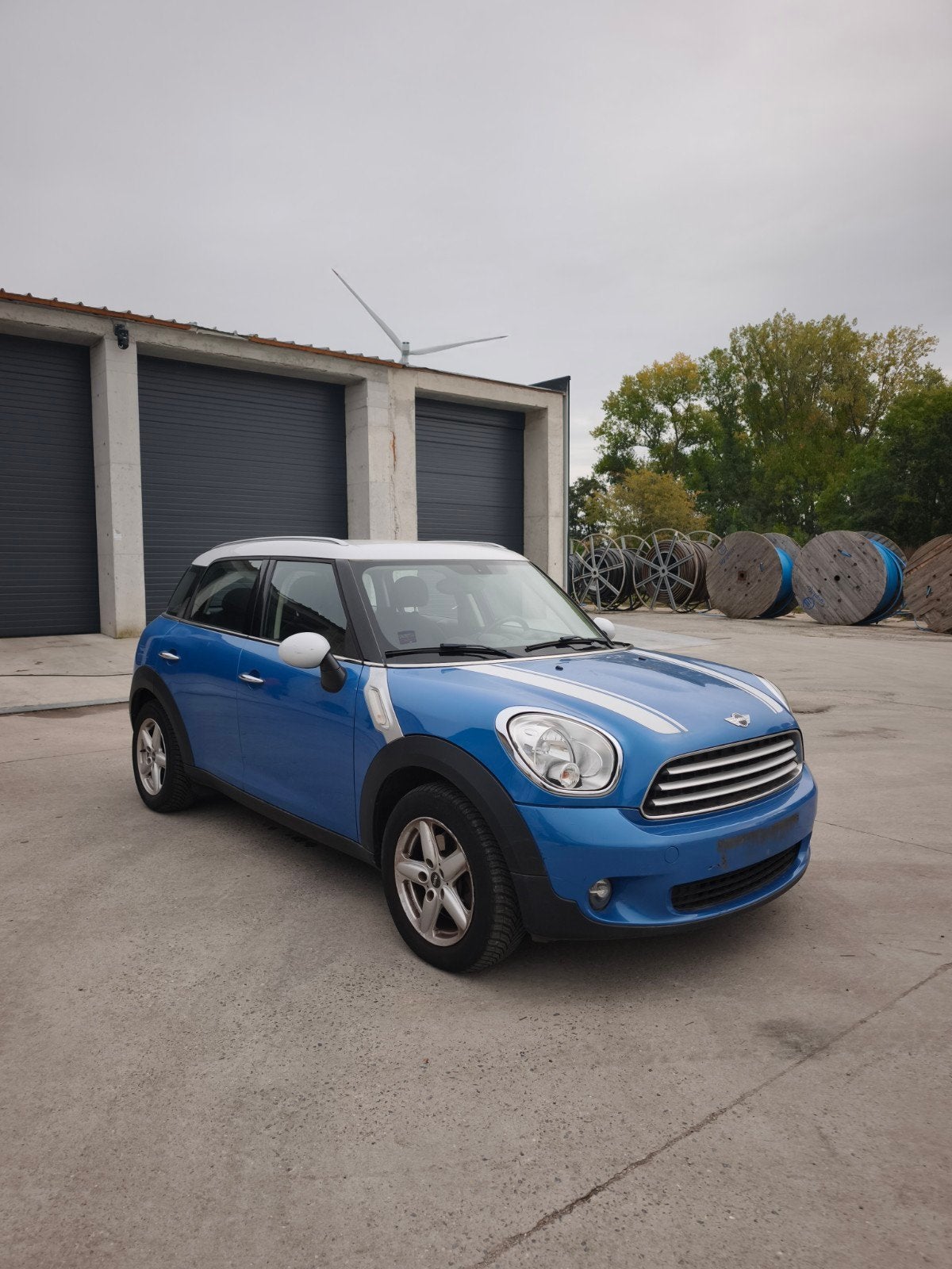 MINI Cooper D Countryman – 1.6 Diesel – 2012, Auto's, Euro 5, Stof, 82 kW, Blauw