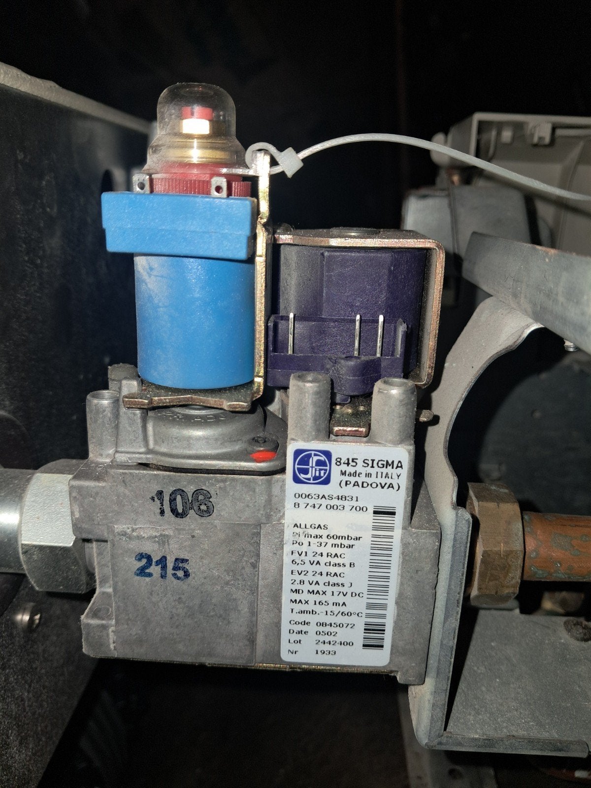 Vanne de sécurité de gaz pour chaudière Junkers, Bricolage & Construction, Chauffage & Radiateurs, Enlèvement