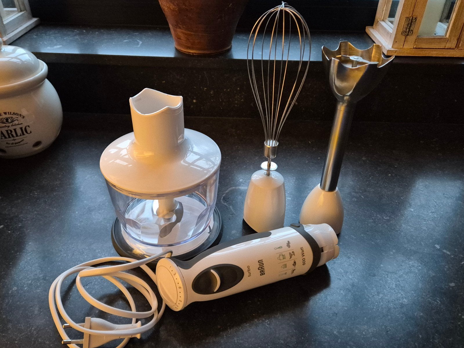 Staafmixer Braun, Ophalen