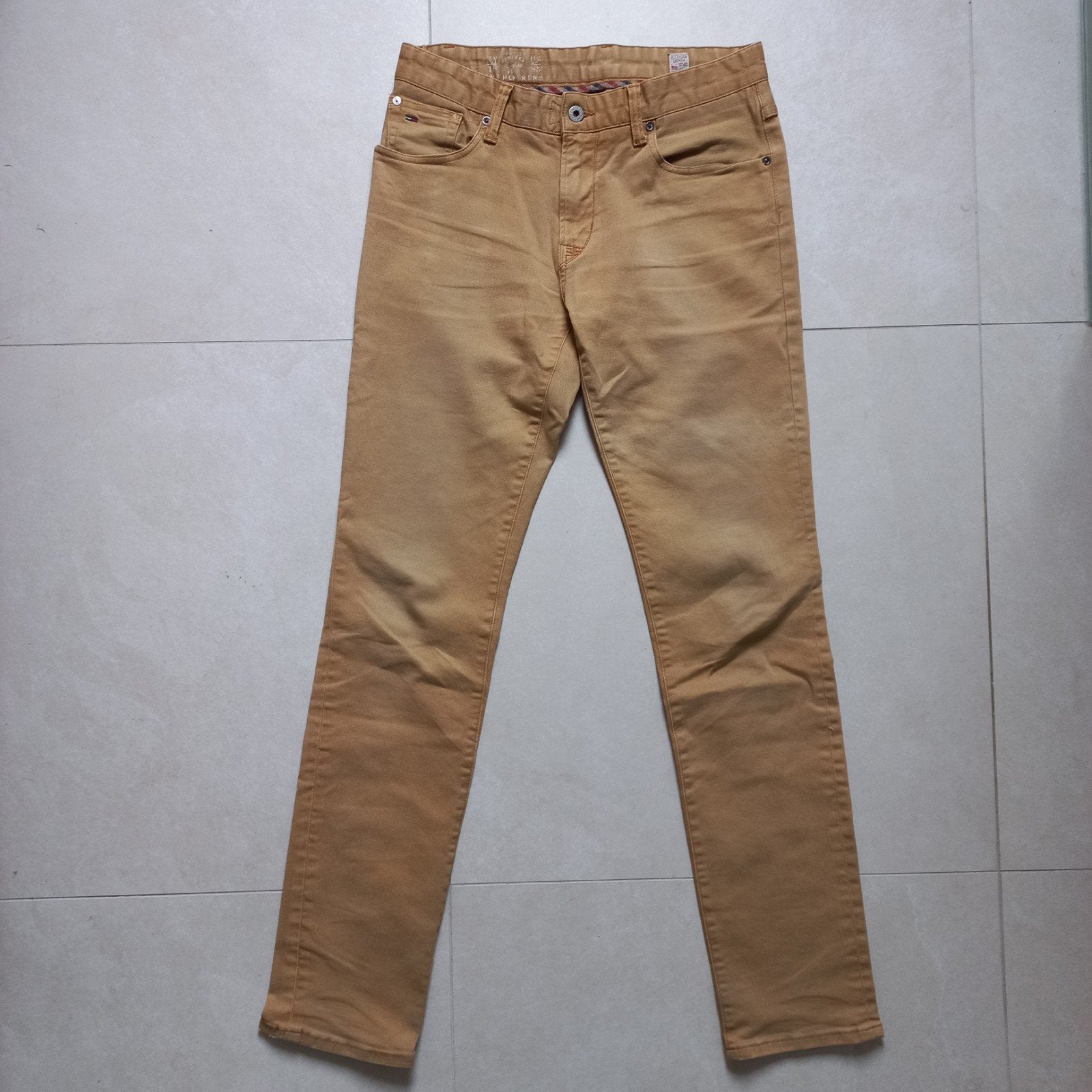 Stijlvolle Tommy Hilfiger jeans maat 31/34 " Golden Tobacco", Verzenden, Overige kleuren, W32 (confectie 46) of kleiner, Tommy hilfiger