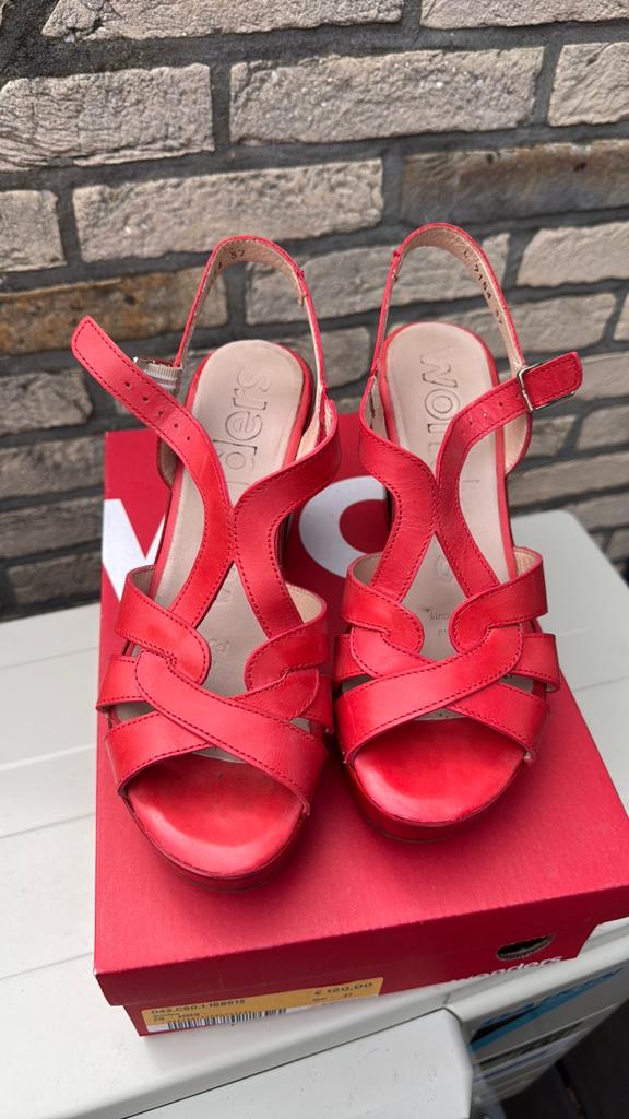 Sandaal Wonders rood, Kleding | Dames, Schoenen, Ophalen, Zo goed als nieuw, Rood