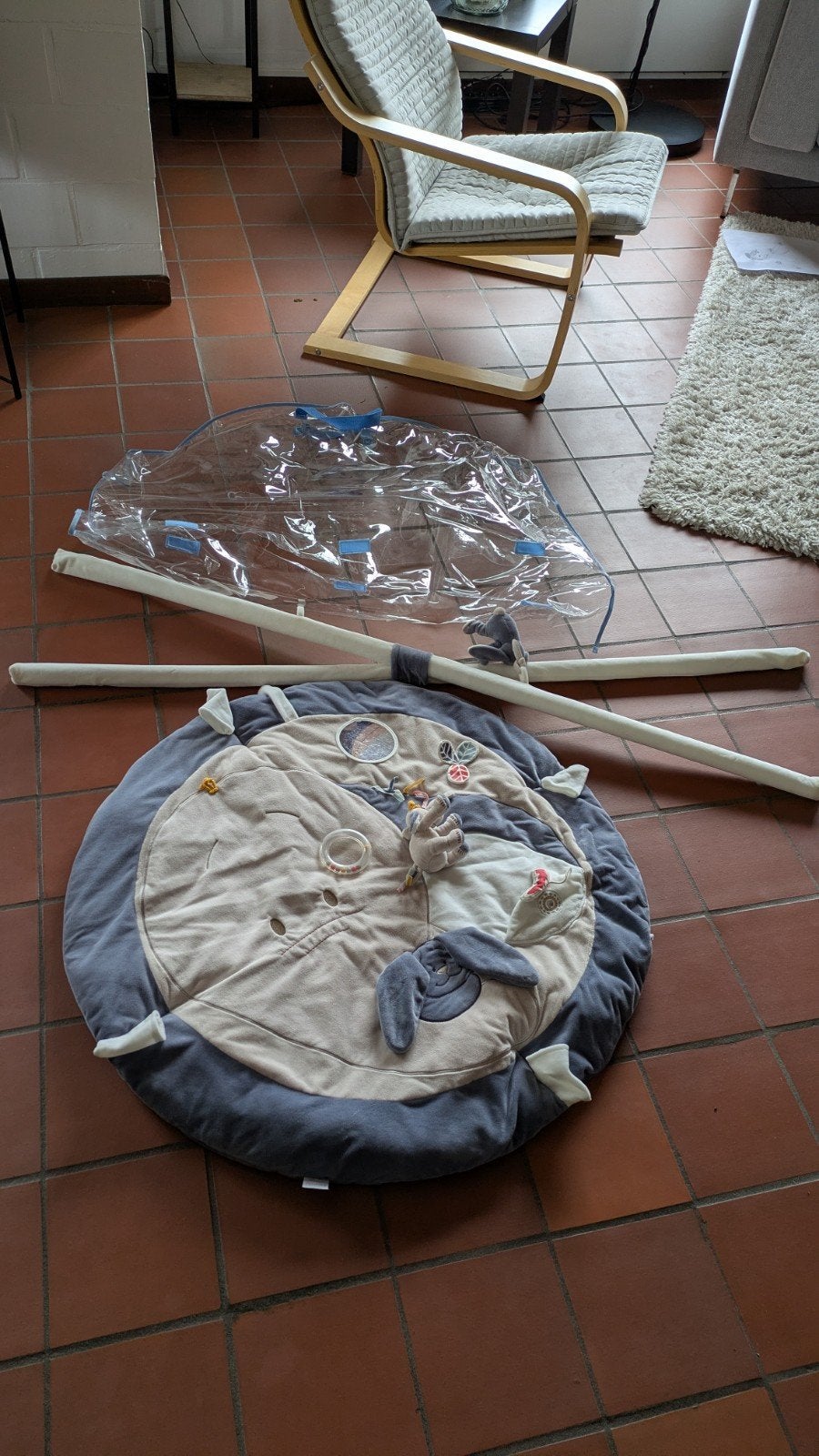 Noukies speelkleed, Ophalen