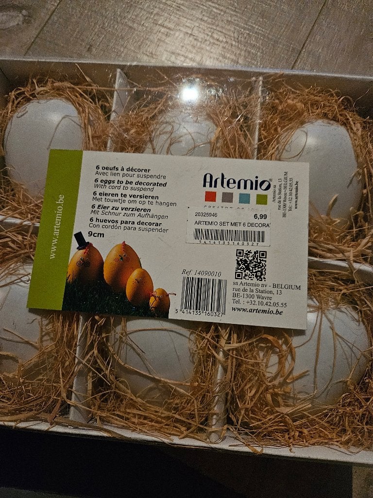 Te koop paaseieren om te schilderen, Enlèvement ou Envoi, Neuf, Décoration