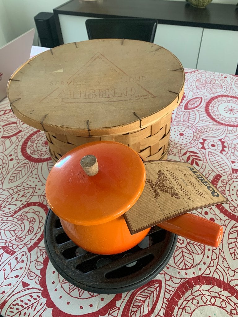 Set à fondue, Electroménager, Fondue, Enlèvement, Utilisé, Brûleur, Service à fondue