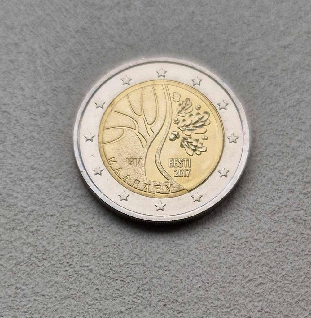 2 Euro Estland 2017 Pad naar onafhankelijkheid UNC, Postzegels en Munten, Ophalen of Verzenden, Estland, 2 euro, Losse munt