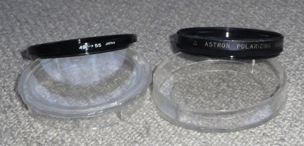 POL Filter lineair en Stepping ring 49->55mm (GRATIS), Enlèvement, Utilisé