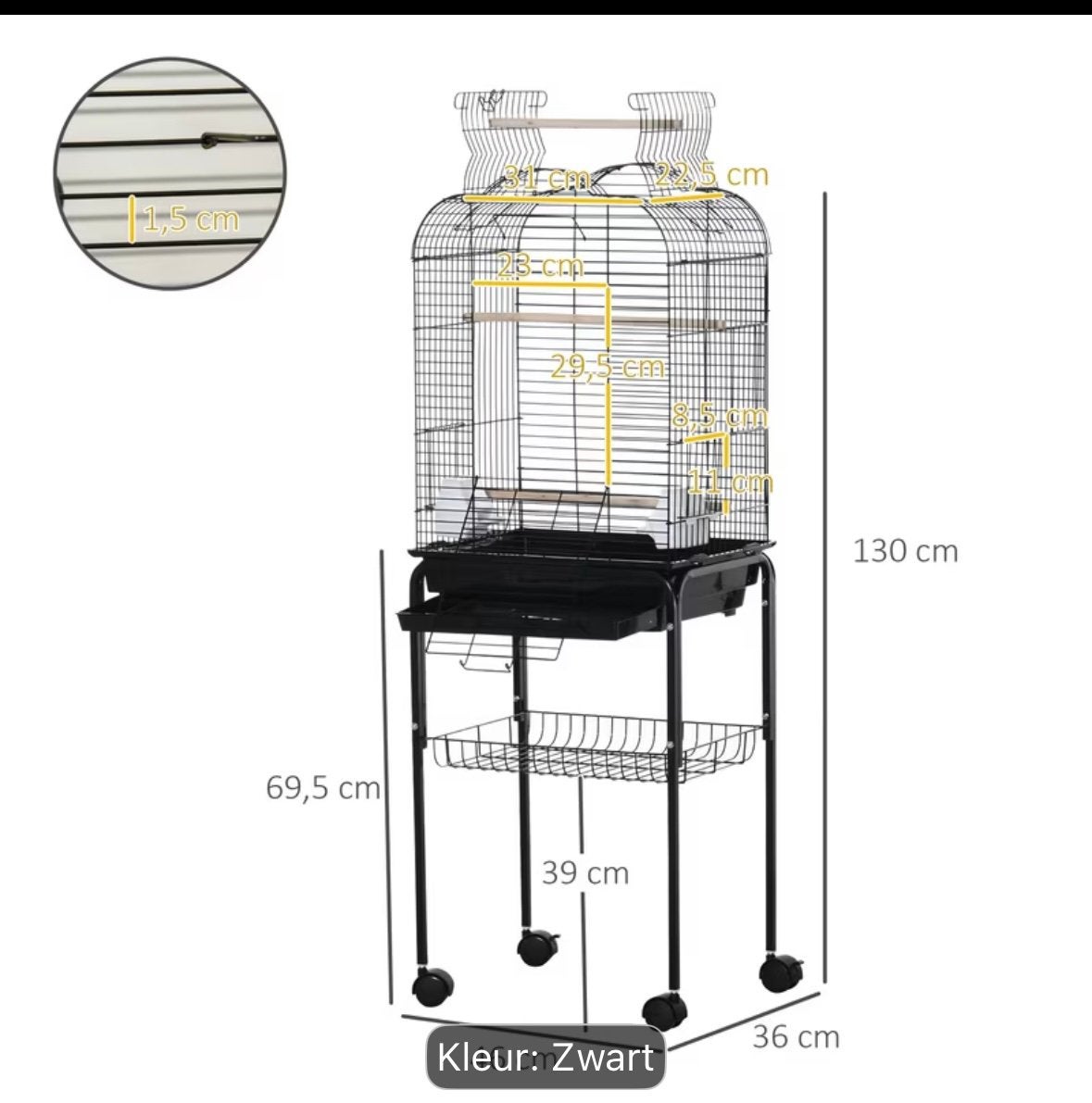 Vogelkooi, Animaux & Accessoires, Oiseaux | Accessoires, Enlèvement, Neuf