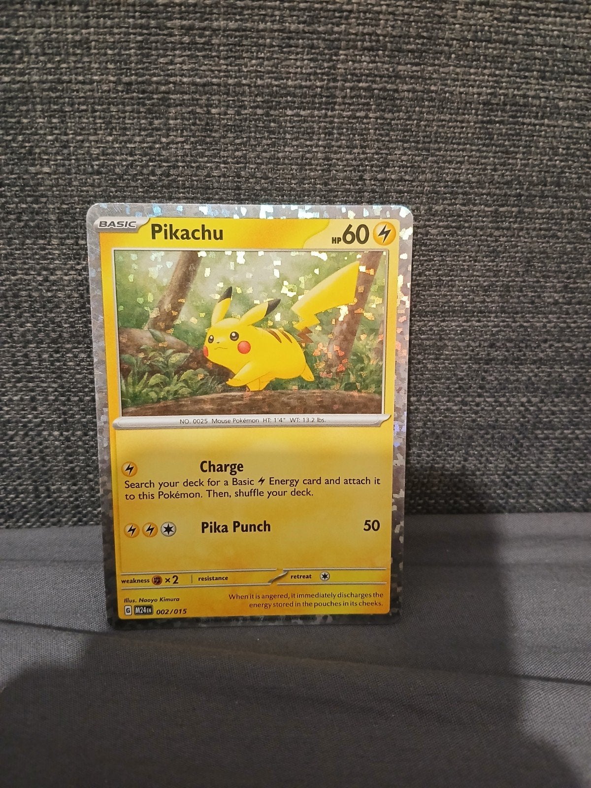 Pikachu, Ophalen of Verzenden, Nieuw, Losse kaart, Foil