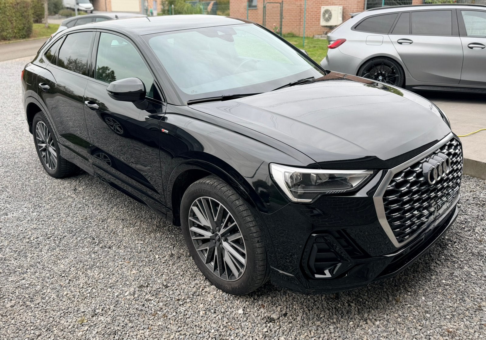 Audi Q3 Sportback E-TRON, Auto's, Zwart, Leder, 1395 cc, 5 zetels