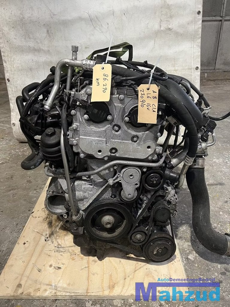 MERCEDES A B GLA CLA 1.6 16V Motorblok motor 270910, Gebruikt, Mercedes-Benz AG, Mercedes-Benz, Mercedesstrasse 120
70372  Stuttgart, DE