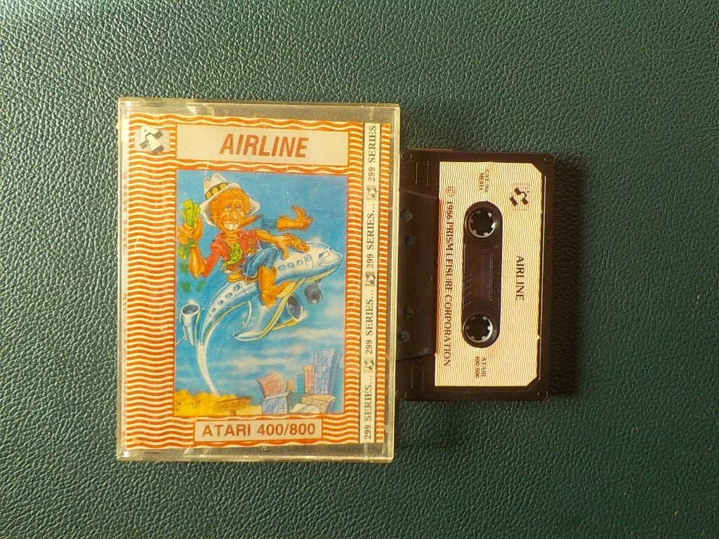 Cassette de jeu Atari 400/800 Airline 299 Series, Enlèvement ou Envoi, Utilisé