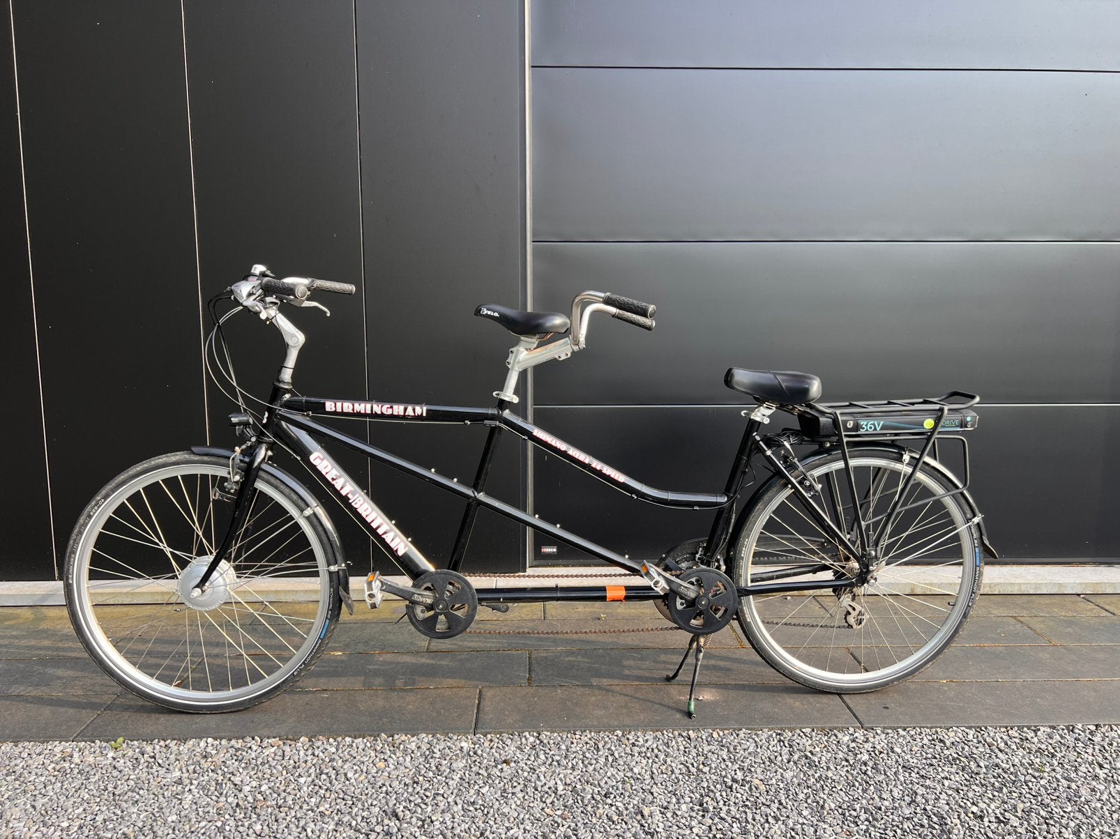 Elektrische tandem, Fietsen en Brommers, Fietsen | Tandems, Ophalen, Zo goed als nieuw