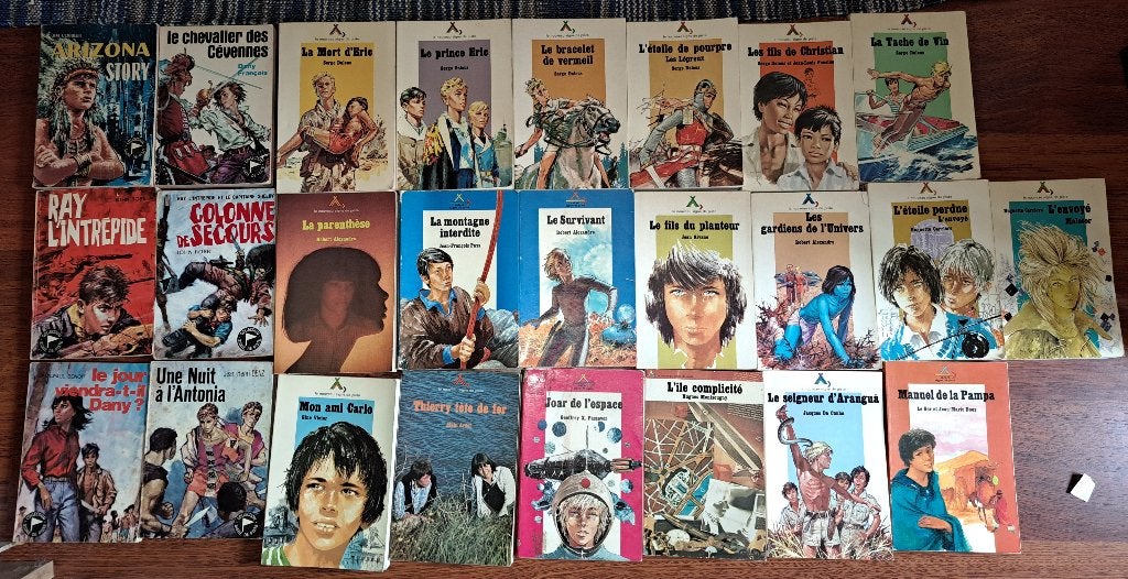 Nombreux livres Vintage collection Signe de Piste, Enlèvement ou Envoi, Utilisé, Belgique