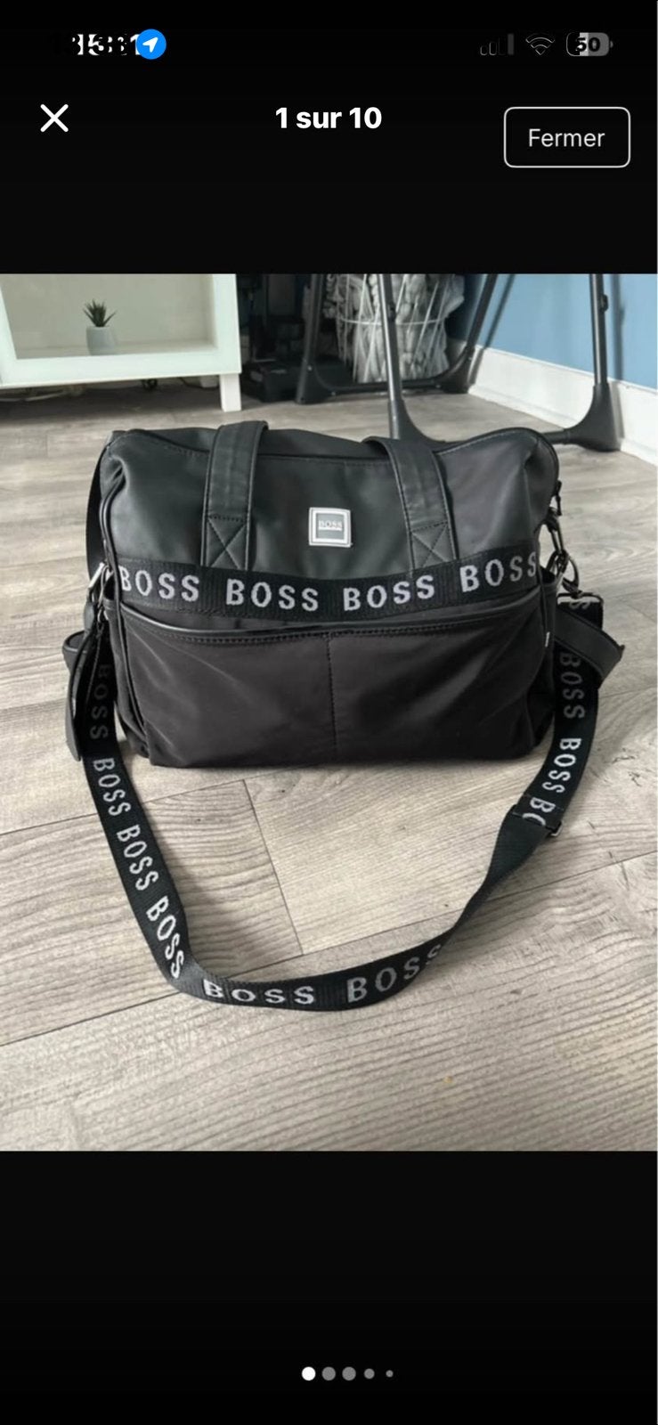 Sac a langer hugo boos, Noir, Sac à langer, Enlèvement, Autres marques
