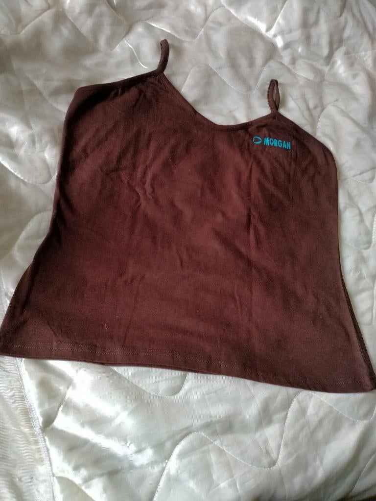 Bruin sporttopje, Morgan De Toi,maat:42., Enlèvement ou Envoi, Morgan De Toi, Comme neuf, Brun