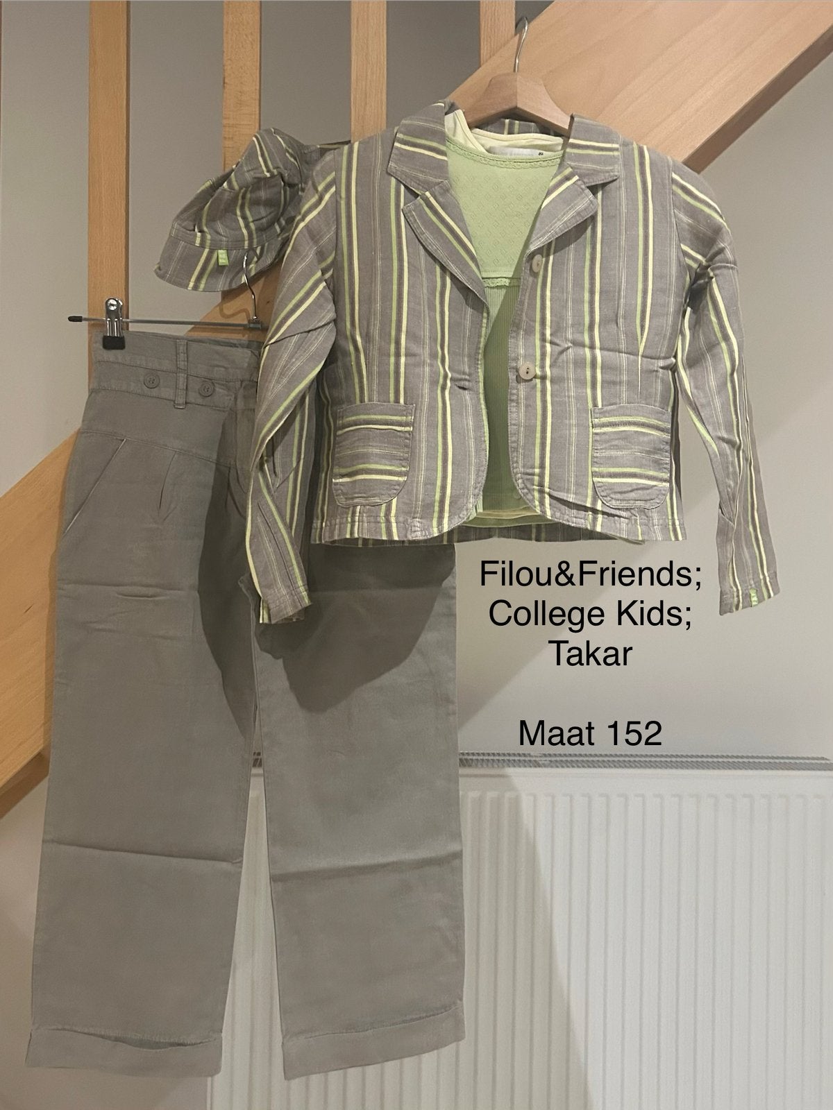 Mooie set feestkleding (maat 152), Kinderen en Baby's, Kinderkleding | Maat 152, Ophalen of Verzenden, Zo goed als nieuw, Setje