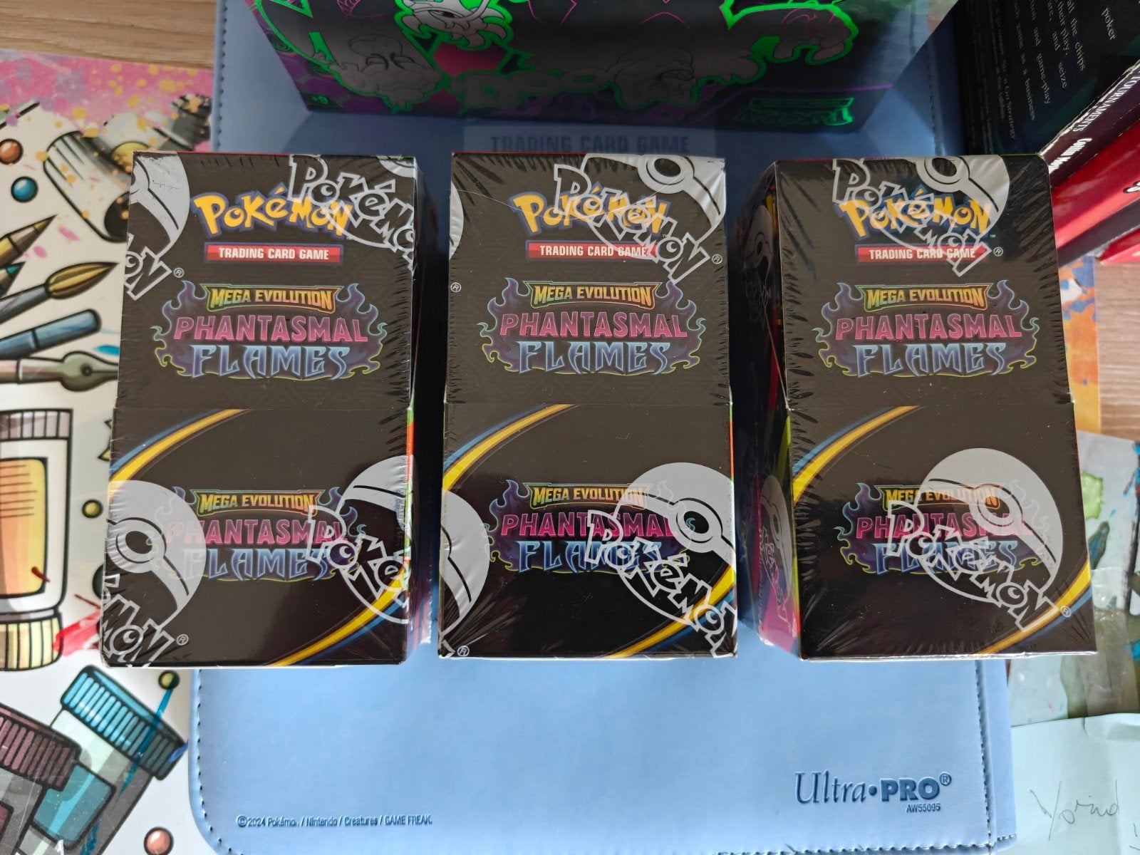 3 Phantasmal Flames Booster box (18 boosters), Ophalen of Verzenden, Nieuw, Boosterbox