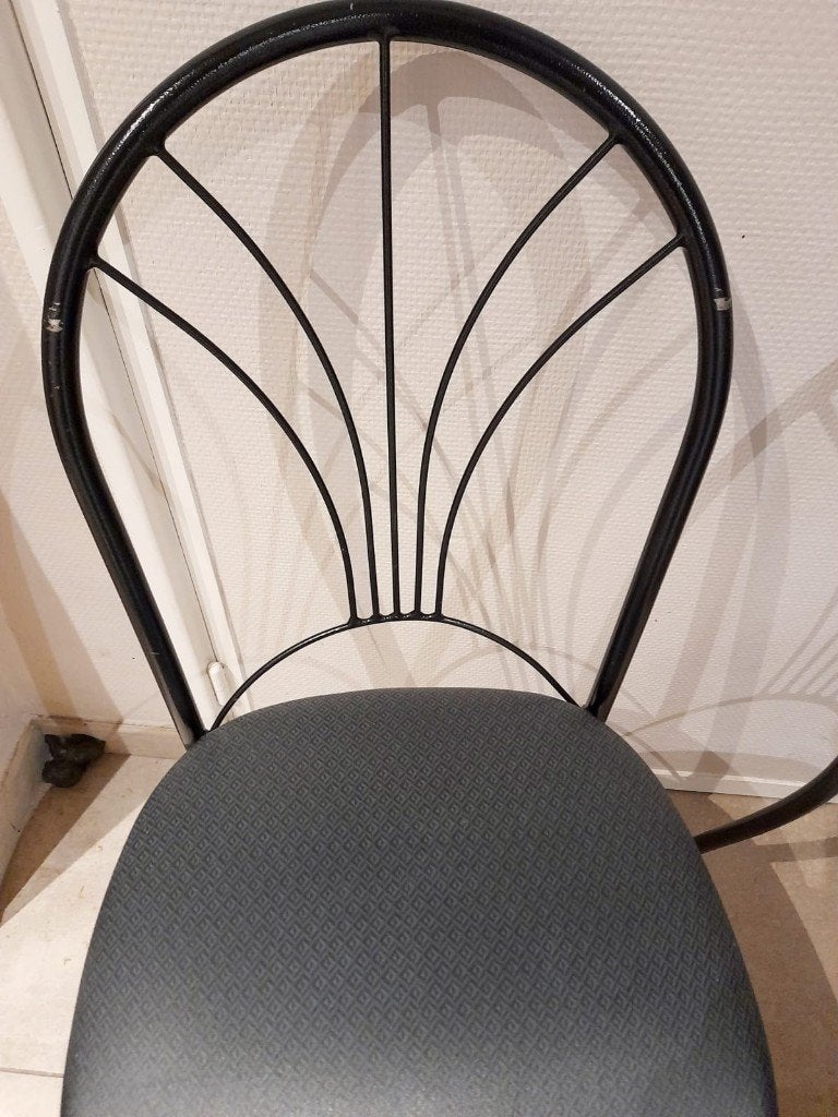 Chaises, Maison & Meubles, Chaises, Trois, Enlèvement, Utilisé, Métal