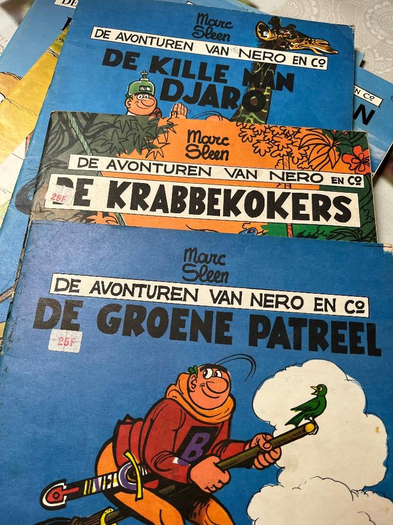 3 strips nero 1974, Boeken, Gelezen, Marc Sleen, Ophalen of Verzenden, Meerdere stripboeken
