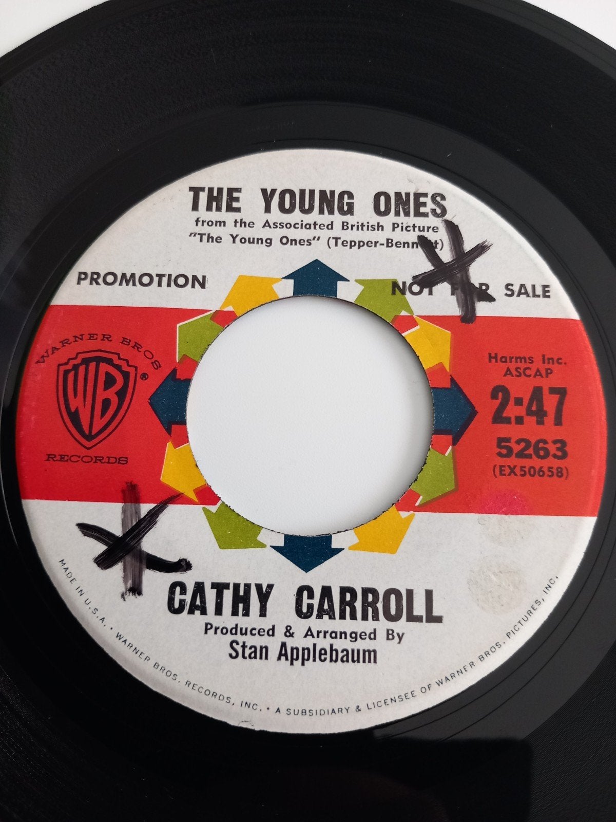 CATHY CARROLL. THE YOUNG ONES. OLDIES 60'S US 45T, Enlèvement ou Envoi
