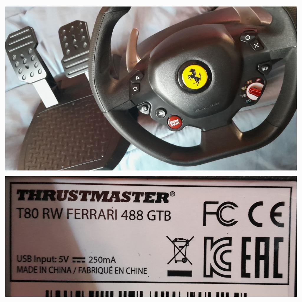 Thrustmaster, Enlèvement, Comme neuf, Volant ou Pédales, PlayStation 4