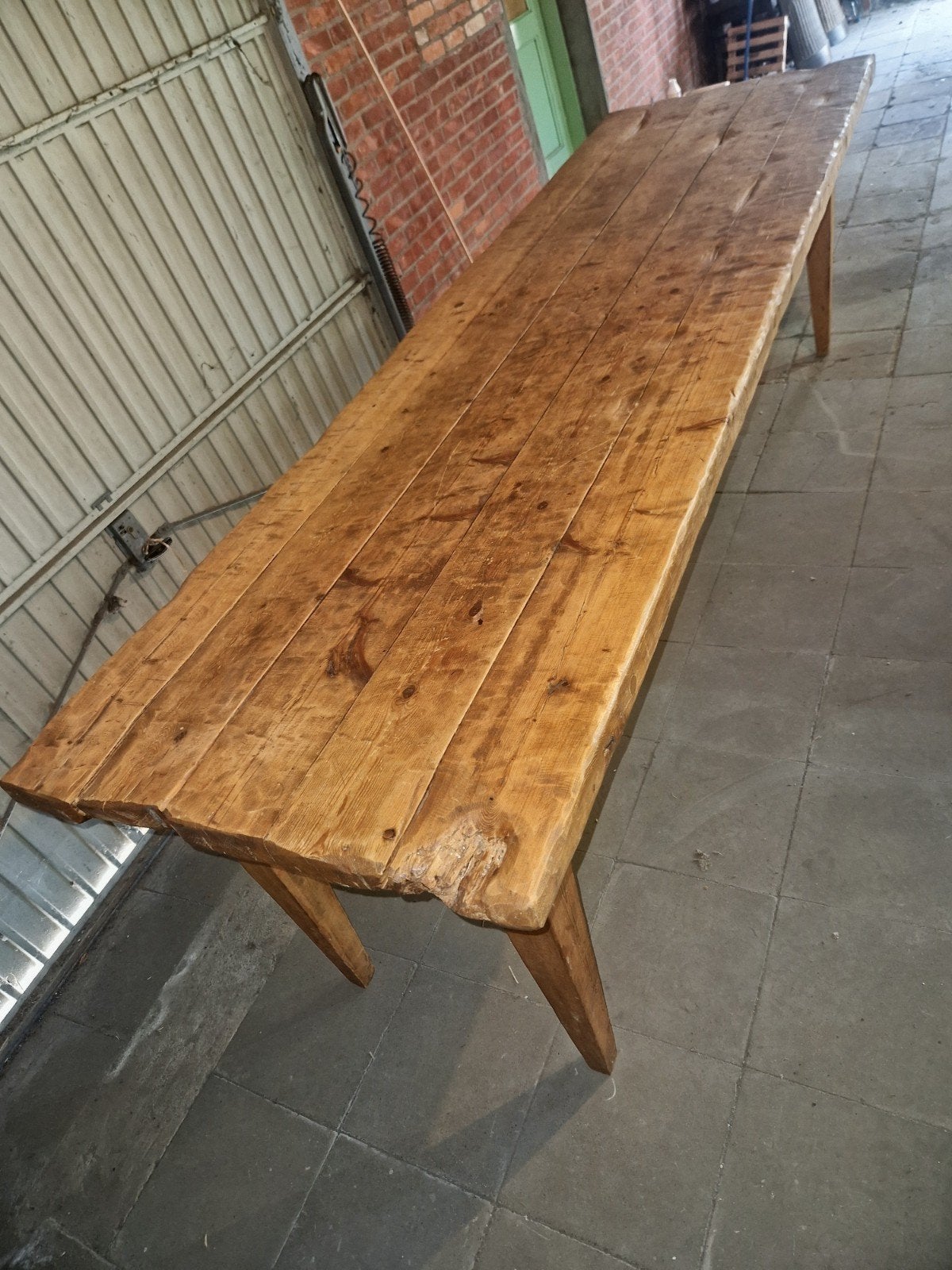 Oude authentieke boerentafel, Huis en Inrichting, Tafels | Eettafels, Ophalen