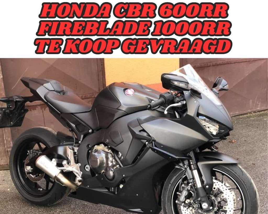 HONDA fireblade HONDA, Motoren, Particulier