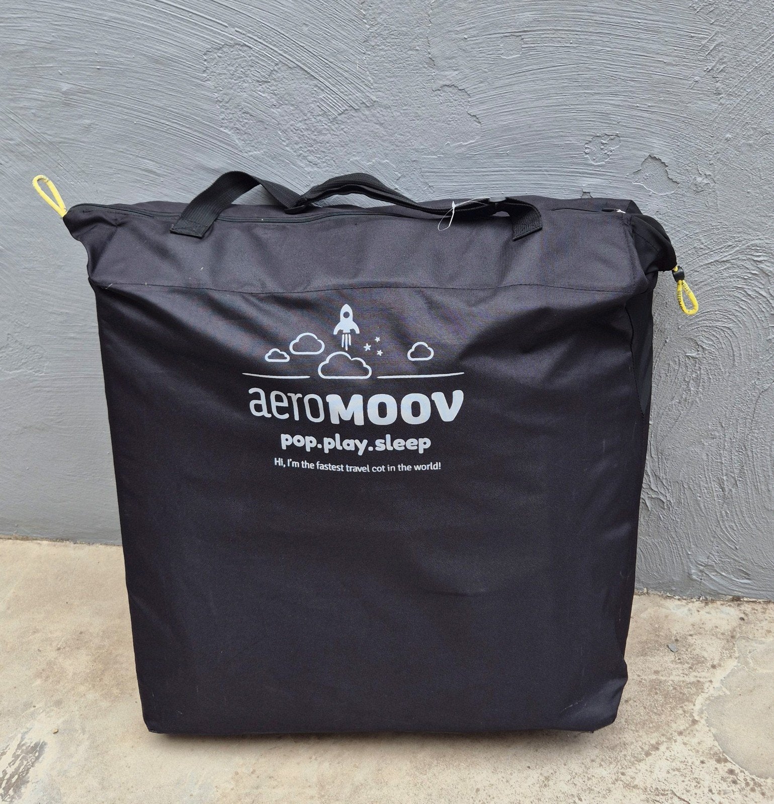 Aeromoov reisbed + zonnescherm, Ophalen, Zo goed als nieuw, Reisbedje