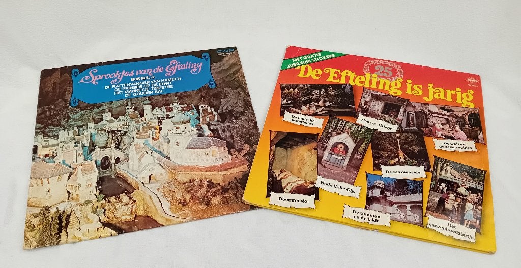 2 LP's - Sprookjes van De Efteling & De Efteling is jarig, Enlèvement ou Envoi, Utilisé, Autres types