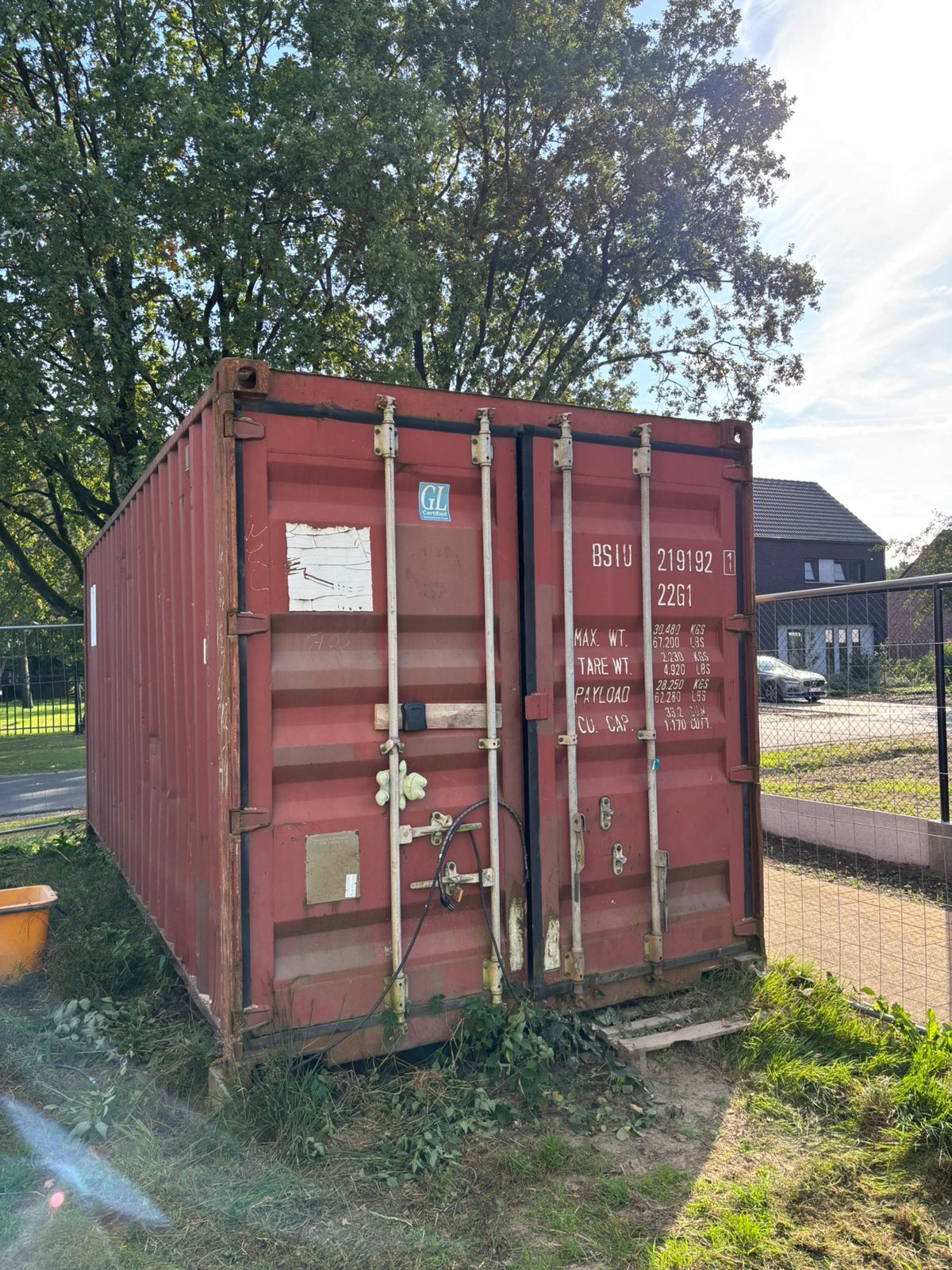 Waterdichte Container 20ft, Doe-het-zelf en Bouw, Ophalen